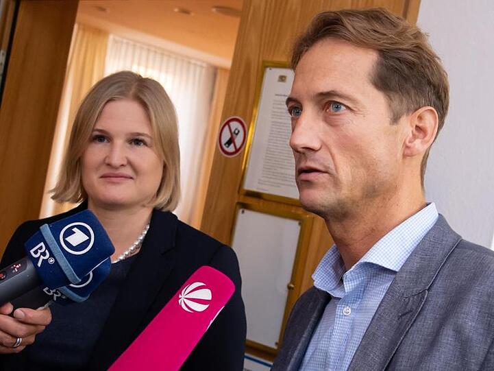 Katrin Ebner-Steiner und Ingo Hahn. Foto: Sven Hoppe/dpa/Archivbild