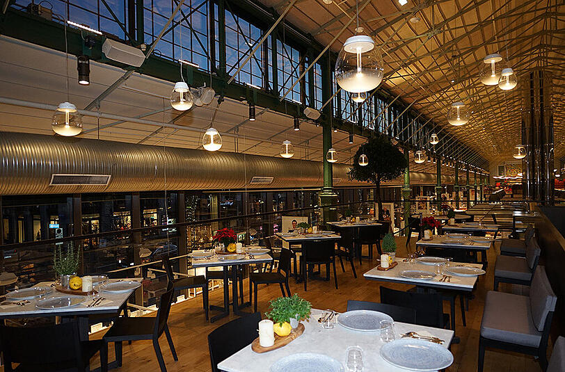 Am Donnerstag steht die große Eröffnung der neuen Schrannenhalle an. Klicken Sie sich durch die Bilder des Gourmetmarktes.