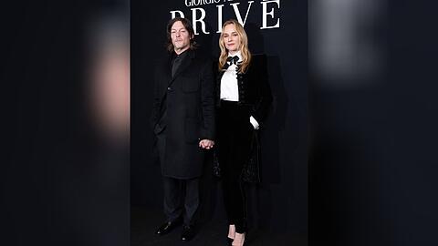 Norman Reedus und Diane Kruger bei ihrem Auftritt in Paris.
