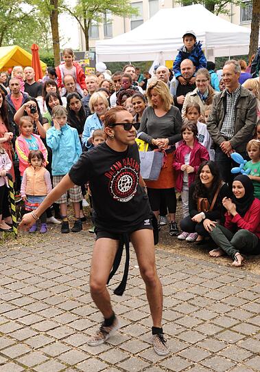 Sportliches Programm: das Promenadefest in Riem. Hier sind die schönsten Bilder.