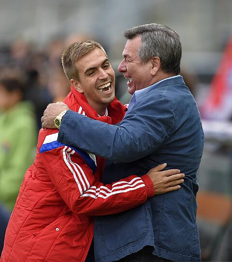 Die Bilder vom Spiel der Bayern gegen die Paulaner Traumelf in Unterhaching