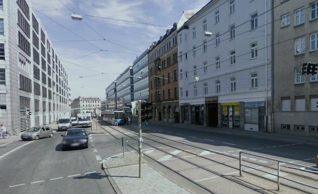 Soll zugunsten von Radlern und Fußgängern verbessert werden: Die Ecke Landsberger/Grasserstraße.