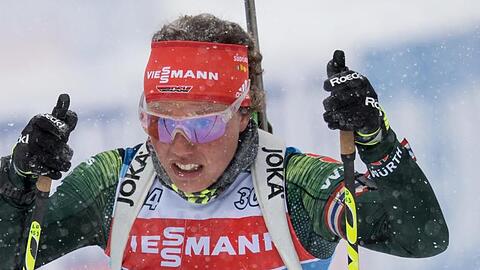 Ist bei der Biathlon-WM in Östersund gefordert: Laura Dahlmeier.