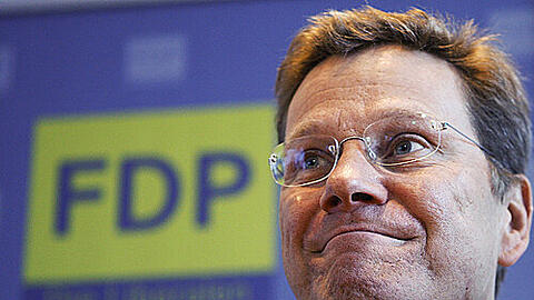 Legen in Zeiten der Krise in der Wählergunst zu: Guido Westerwelle und die FDP