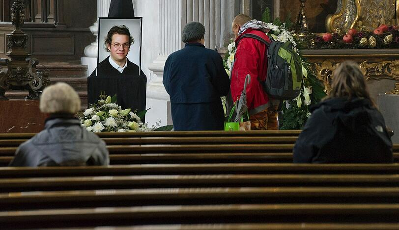 Trauerfeier für Tilmann T. in der Kirche St. Michael