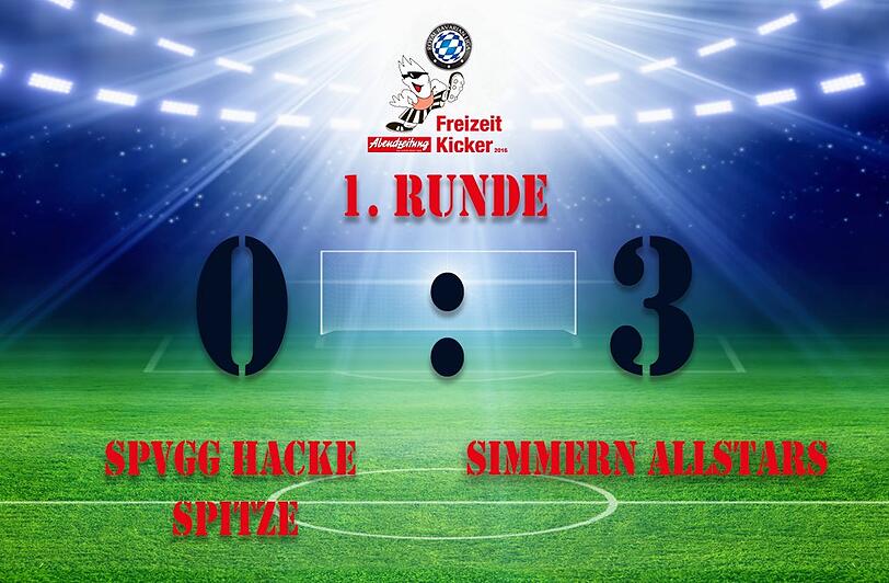 Die Simmern Allstars gewann die Partie mit 3:0.