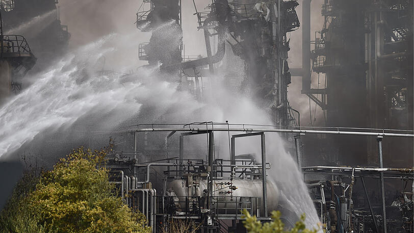 Auf dem Raffineriegelände in der Nähe von Ingolstadt hat sich in der Nacht eine Explosion ereignet.