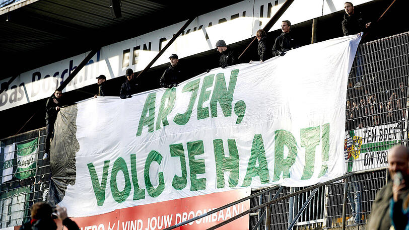 "Arjen, folge deinem Herzen": Ultras des FC Groningen.