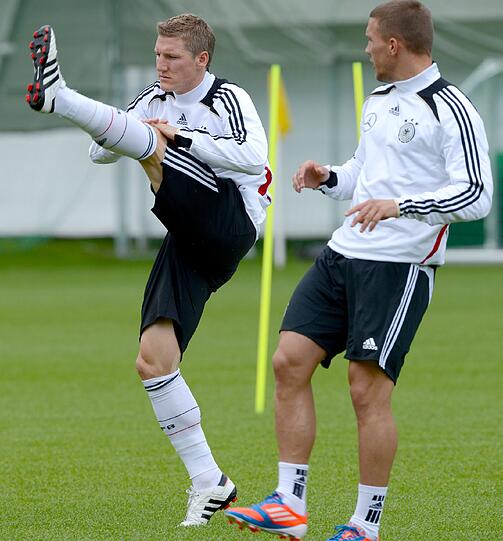 Training der DFB-Elf am Montag vor dem Spiel gegen Italien