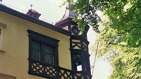 Das Grützner-Haus mit der gelben Fassade