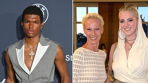 Jermaine war der erste m&auml;nnliche Gewinner bei "GNTM", Martina und Lou-Anne (r.) das erste Mutter-Tochter-Duo.