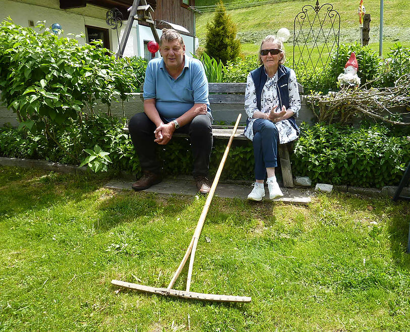 Simon und Zita in Stafflach am Brenner.
