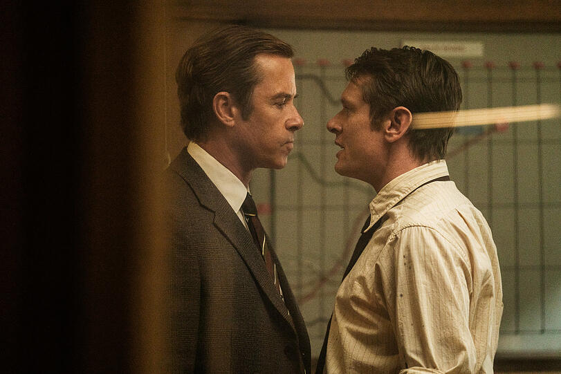 Guy Pearce (links) und Jack O’Connel in „Ink“. Guy Pearce (links) und Jack O’Connel in „Ink“.