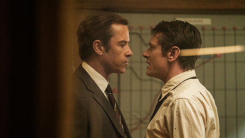 Guy Pearce (links) und Jack O’Connel in „Ink“. Guy Pearce (links) und Jack O’Connel in „Ink“.