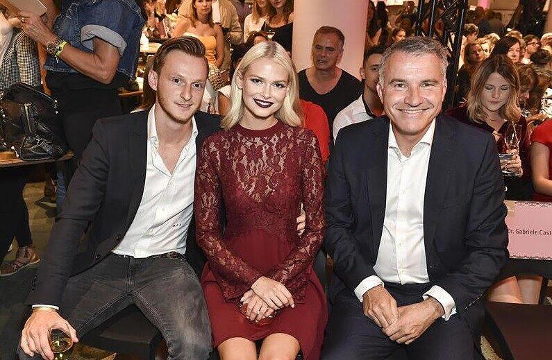 Darya Strelnikova mit Freund Roger Steininger (li.) und Daniel Terberger