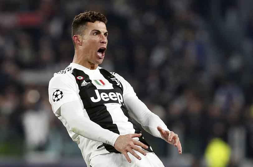 Platz 5 Cristiano Ronaldo (Juventus Turin): 39 Tore in 50 Spielen