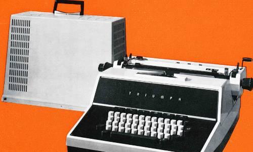 Farbrausch: Die Werbung für den Triumph-Volkscomputer aus dem Jahr 1972 &ndash; damals ein echter Verkaufsschlager.