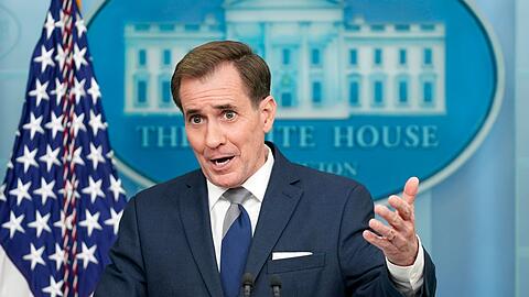 "Wir nehmen die Sache sehr, sehr ernst", sagte der Kommunikationsdirektor des Nationalen Sicherheitsrats, John Kirby, über die Veröffentlichung von US-Geheimdienstdokumenten zum Krieg in der Ukraine.