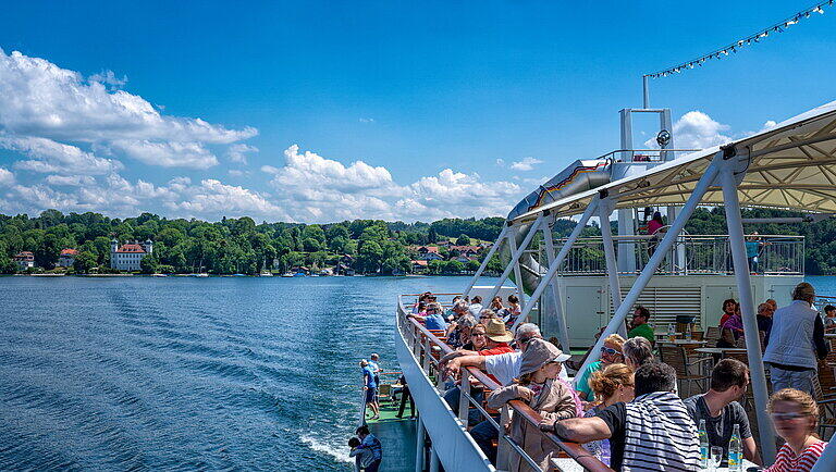 Eine Rundfahrt über den Starnberger See – herrlich! Eine Rundfahrt über den Starnberger See – herrlich!