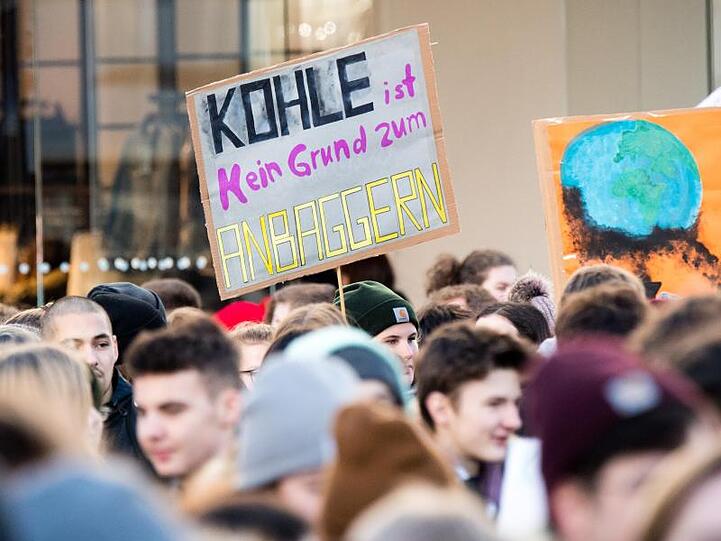 Schülerprotest in Hannover.