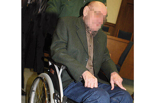 Schwieg zu den Vorwürfen: der Rentner Werner S. (77).