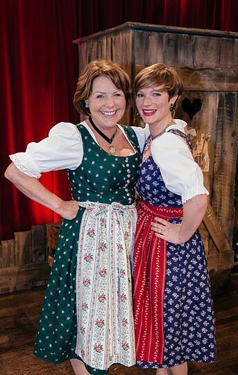 Brigitte Walbrun und Ina Meling.