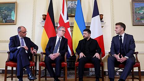 Die vier Staats- und Regierungschefs haben sich auch schon in Pr&auml;senz in diesem Format getroffen. (Archivbild)