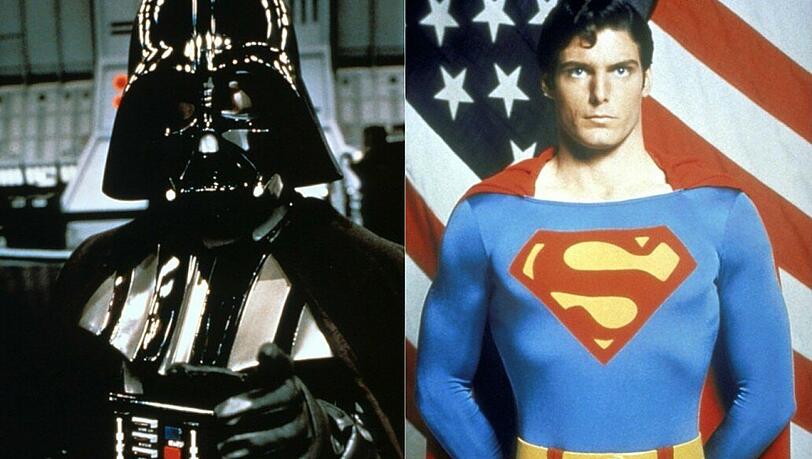 Darth Vader hilft Superman, stärker zu werden. Klingt wie eine neue Filmidee, ist aber tatsächlich so passiert.