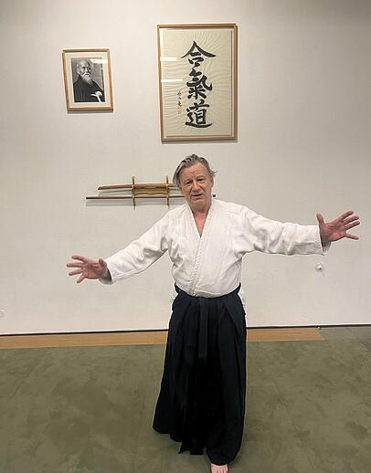Ein Hobby der besonderen Art: Schauspieler Hannes Hellmann setzt seit Jahren auf den Selbstverteidigungssport Aikido.