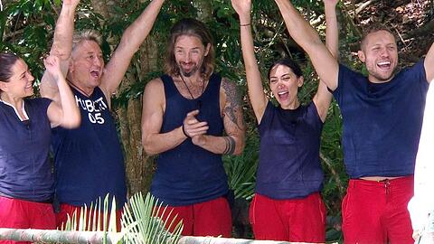 Die Halbfinalisten mussten in die "Creek der Sterne"-Pr&uuml;fung.