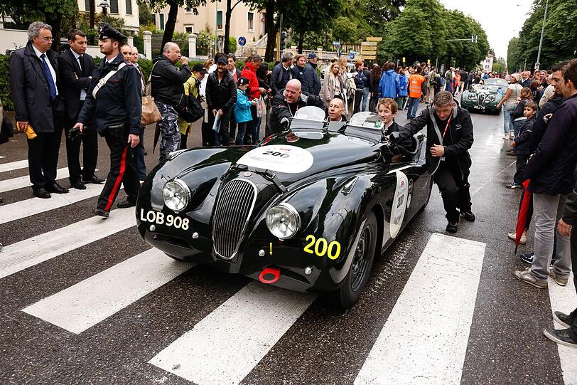 Bilder von der Mile Miglia 2013