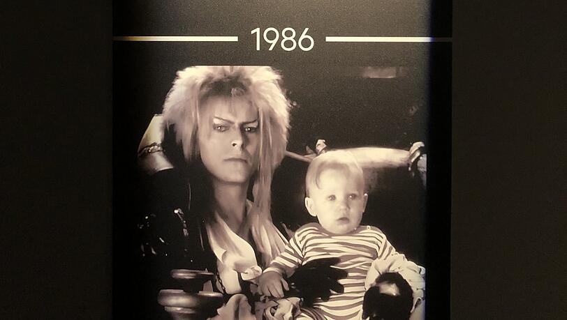 David Bowie spielt Jareth in „Labyrinth“.