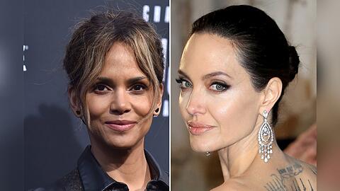 Halle Berry (li.) und Angelina Jolie haben mehrere Scheidungen hinter sich.