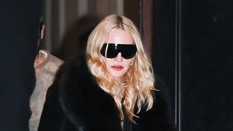 Madonna Anfang M&auml;rz bei der Mail&auml;nder Fashion Week.