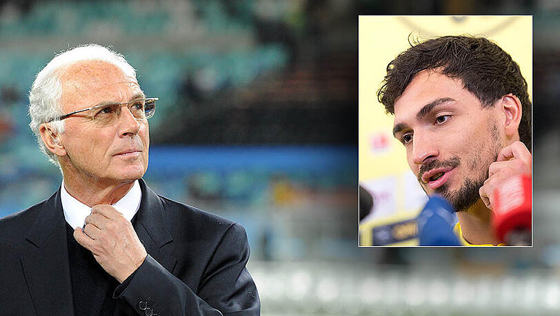 Franz Beckenbauer könnte einen Wechsel von Nationalspieler Mats Hummels in die englische Premier League gut verstehen - auch aus finanzieller Sicht. Franz Beckenbauer könnte einen Wechsel von Nationalspieler Mats Hummels in die englische Premier League gut verstehen - auch aus finanzieller Sicht.