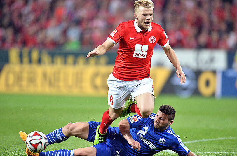 Wohl bald Teamkameraden beim FC Schalke 04: Johannes Geis (oben) und Sead Kolasinac.