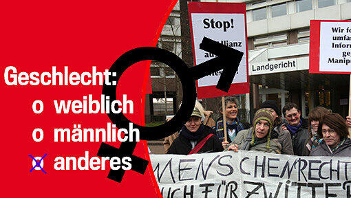 Der Deutsche Ethikrat fordert: Im Personenstandsregister sollten sich Menschen, deren Geschlecht nicht eindeutig feststellbar ist, nicht nur als „weiblich“ oder „männlich“, sondern auch als „anderes“ eintragen können. Der Deutsche Ethikrat fordert: Im Personenstandsregister sollten sich Menschen, deren Geschlecht nicht eindeutig feststellbar ist, nicht nur als „weiblich“ oder „männlich“, sondern auch als „anderes“ eintragen können.