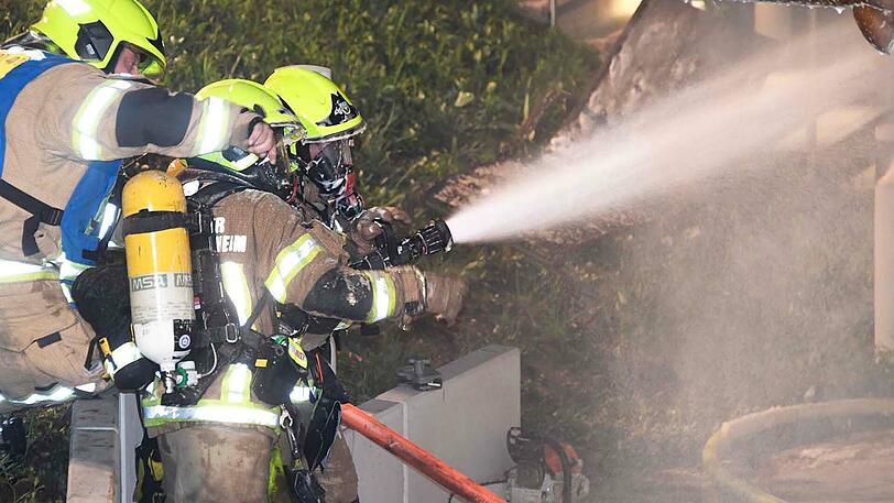 Über Stunden war die Polizei in Unterschleißheim im Einsatz - klicken Sie sich durch die Bilder.