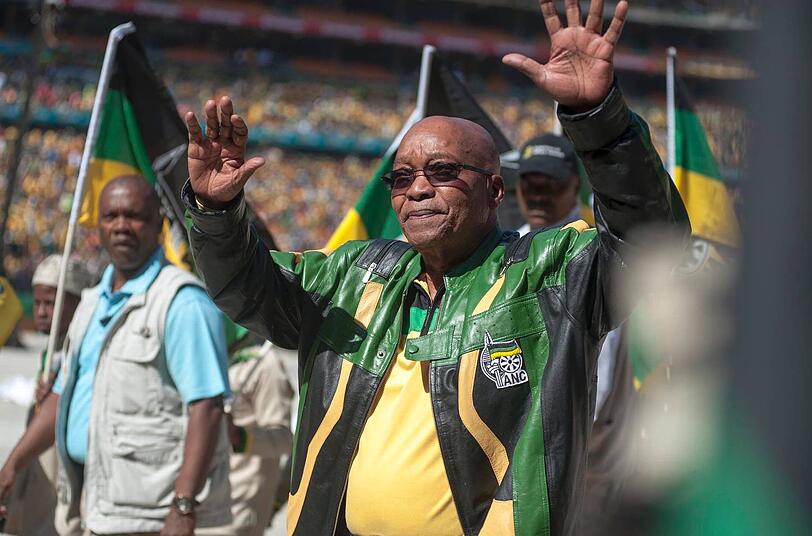 Der alte und vermutlich auch der neue Präsident: Jacob Zuma.
