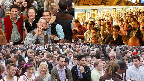 Alles drängt auf die Wiesn und in die Zelte. Die Bilder vom großen Ansturm aufs Oktoberfest am Freitag.