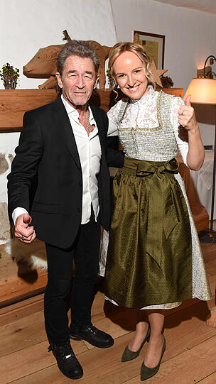 Peter Maffay mit Maria Hauser.