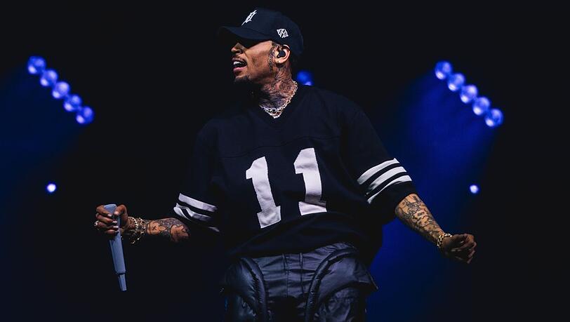 Chris Brown bei einem seiner Konzerte.