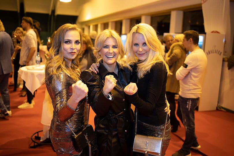 Regina Halmich, Jennifer Knäble und Sonja Kiefer.