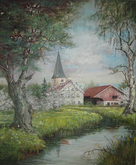 Einer der vielen Mühlen am Hachinger Bach: Die Bachmühle in Taufkirchen.