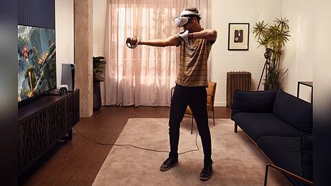 Die PSVR2 für die Playstation 5 ist Sonys zweite Generation der VR-Brillen.