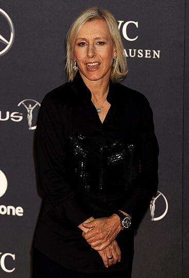Trost hat sie sich möglicherweise bei Landsmännin und Tennis-Legende Martina Navratilova geholt - die war nämlich auch da.