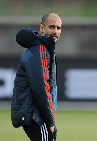 Der FC Bayern trainiert vor dem Spiel gegen Manchester City - die Bilder