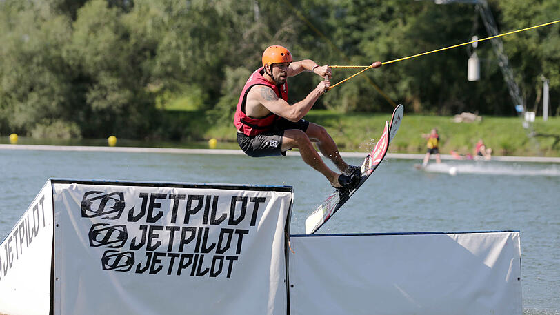Felix Weber wagt den Sprung.