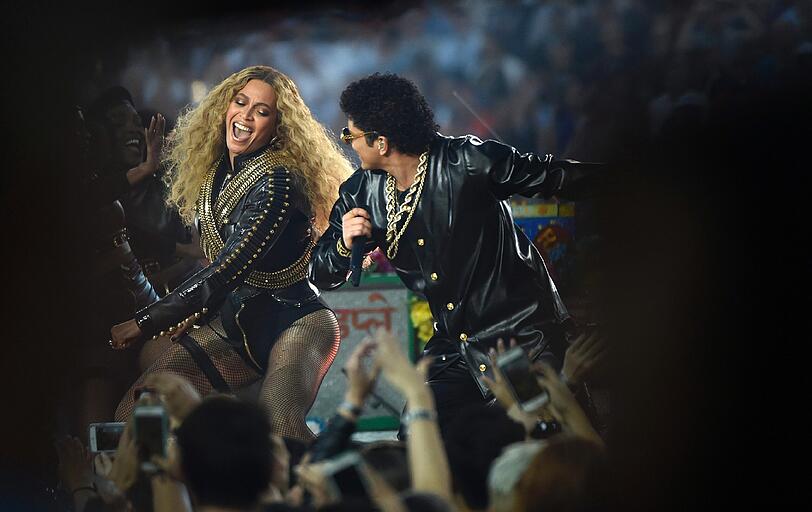 Beyoncé und Bruno Mars