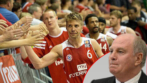 Die Basketballer des FC Bayern denken nach dem Finaleinzug an den ehemaligen FCB-Präsidenten Uli Hoeneß.